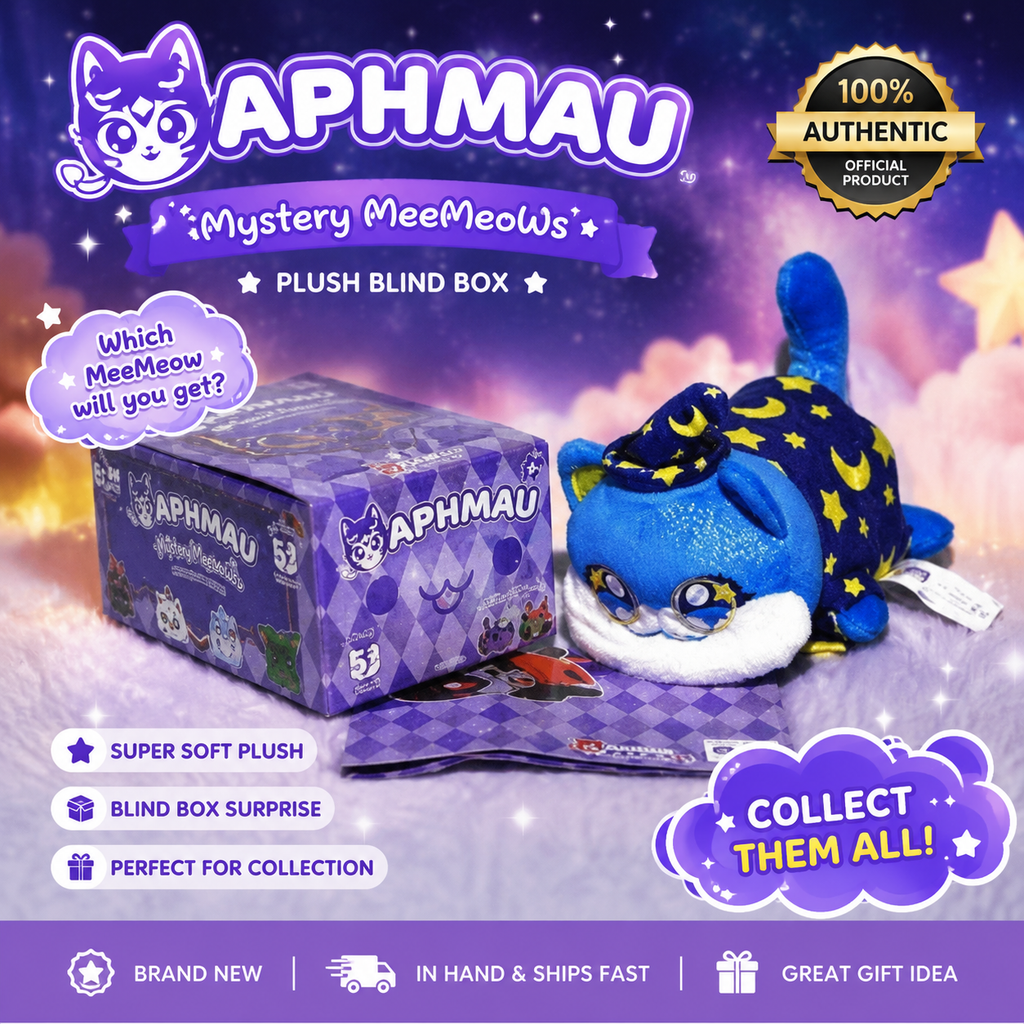 Aphmau Meemeows Plush/Royals/Wiward/w/Box