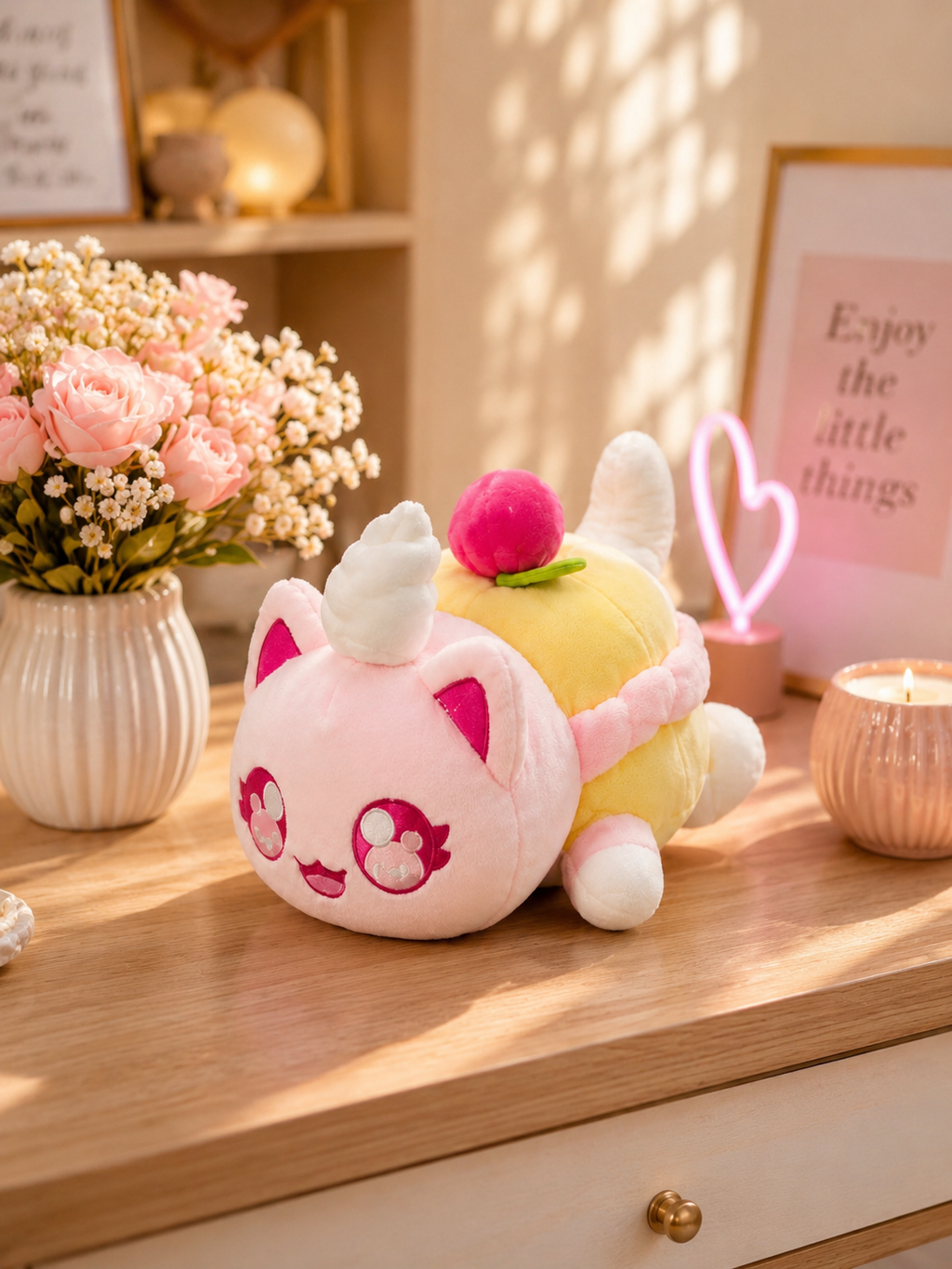 2026 Aphmau Bakery Series Meemeows Plush "Cream Puff Cat"