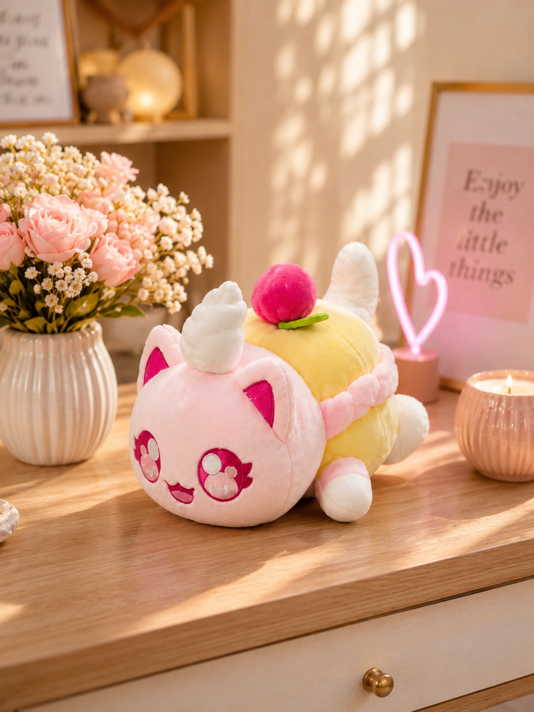 2026 Aphmau Bakery Series Meemeows Plush "Cream Puff Cat"